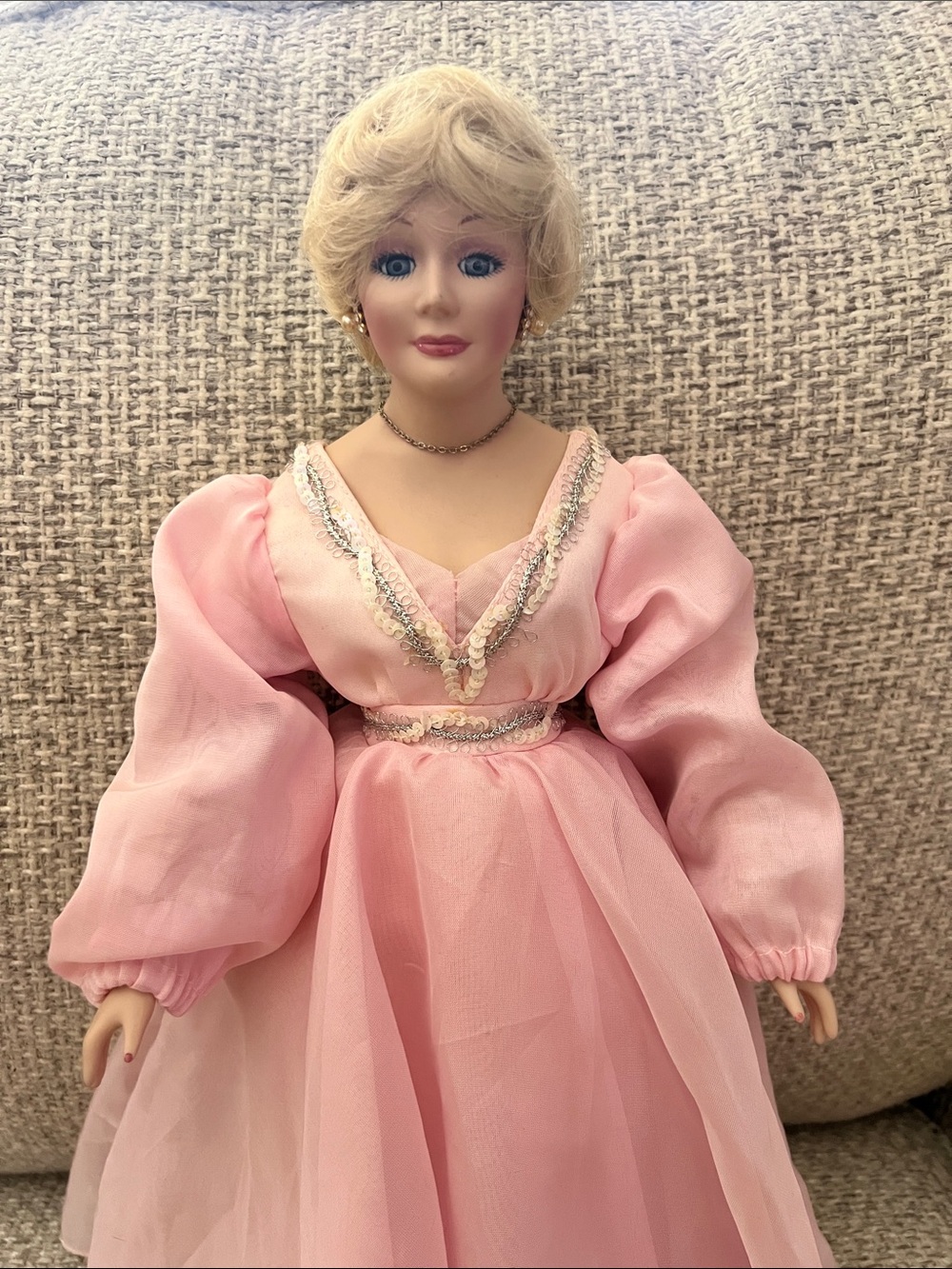 Vintage 1988 MARY KAY ASH Porcelain Doll - 16” Tall